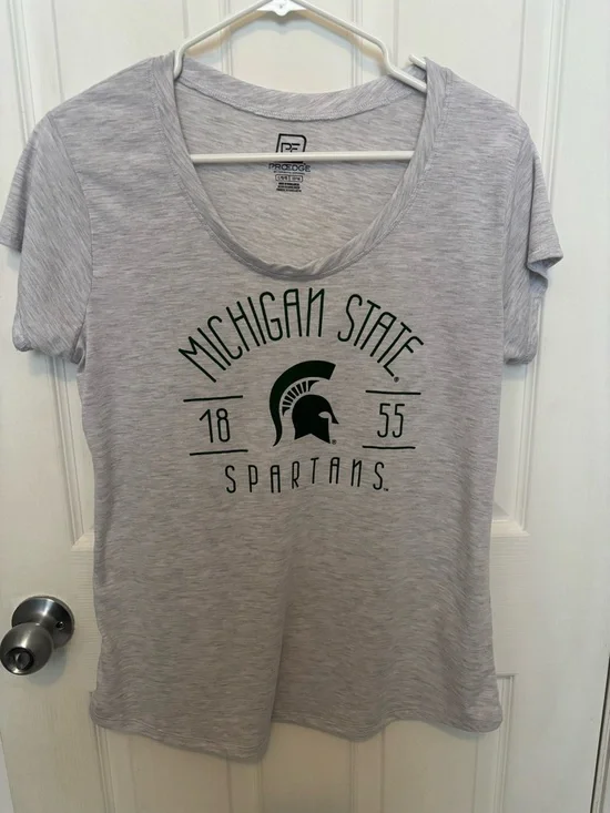 Pro Edge Michigan State Spartans Women’s T-Shirt Size L - Picture 2 of 13